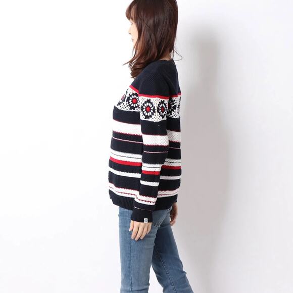 DESIGUAL NWT $145 Mathura Crochet Panel Sweater Size XXS - Picture 2 of 10